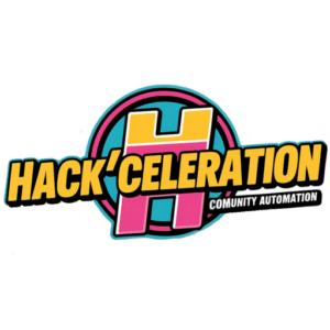 Logo of Hack’celeration, an agency specializing in AI, growth hacking, and process automation to accelerate business performance.