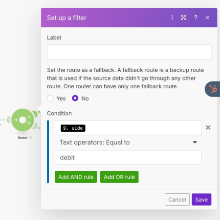 Filter Debit Transaction in Google Drive